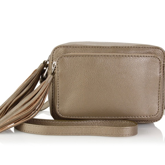 Hadaki Caroline's Piggy Back Leather Crossbody Bronze - Picture 3 of 5